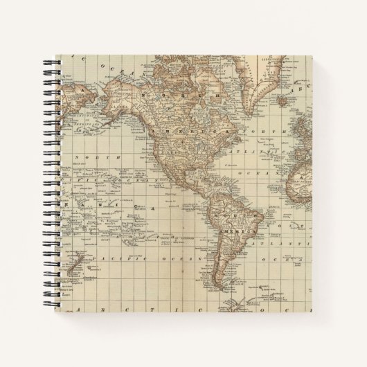 Carnet Carte du monde 3 (Devant)