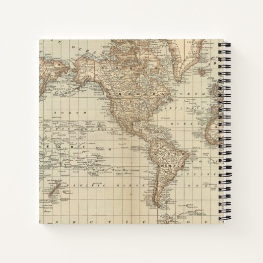 Carnet Carte du monde 3 (Dos)