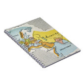 Carnet CARTE du MONDE, c1300. (Côté Droit)