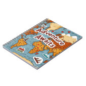 Carnet Carte du monde de voyage avec devis (Côté gauche)