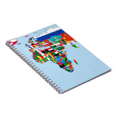 Carnet Carte du monde des drapeaux 2 (Côté Droit)