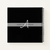 Carnet Carte du monde GEOGRAPHIE ENSEIGNANT Monogramme Jo (Dos)