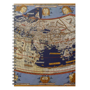 Carnet Carte du monde ptolémaïque antique, Johannes d'Arn