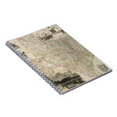 Carnet Carte du Texas aux frontières du comté (Côté Droit)