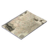 Carnet Carte du Texas aux frontières du comté (Côté gauche)