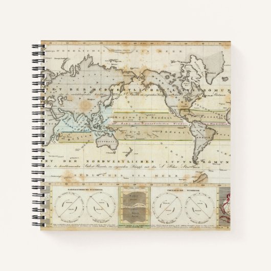 Carnet Carte du vent de la Terre (Devant)