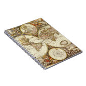 Carnet Carte du Vieux Monde antique par Frederick de Wit, (Côté Droit)