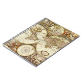 Carnet Carte du Vieux Monde antique par Frederick de Wit, (Côté gauche)