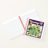 Carnet Carte du Wyoming (Intérieur)