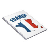 Carnet Carte France - Drapeau français (Côté Droit)