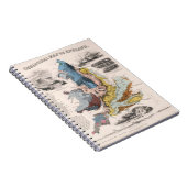 Carnet Carte géologique d'Angleterre (Côté Droit)