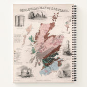 Carnet Carte géologique de l'Écosse (Dos)