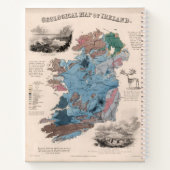 Carnet Carte géologique d'Irlande (Dos)