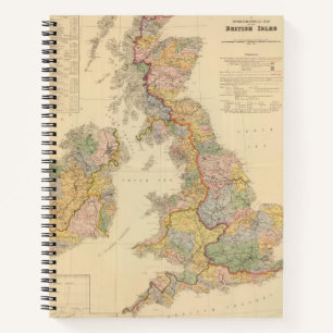 Carnet Carte hydrographique, Îles britanniques