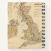 Carnet Carte hydrographique, Îles britanniques (Dos)