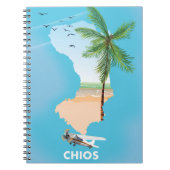 Carnet Carte illustrée de Chios Grèce. (Devant)
