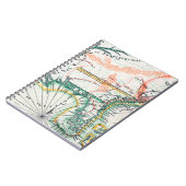 Carnet Carte : L'Amérique du Nord, 1742 (Côté gauche)