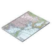 CARNET CARTE : L'ASIE DE L'EST, 1907 (Côté gauche)