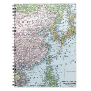 CARNET CARTE : L'ASIE DE L'EST, 1907