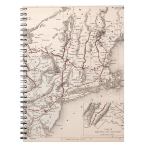 Carnet Carte : Les Etats-Unis du nord-est