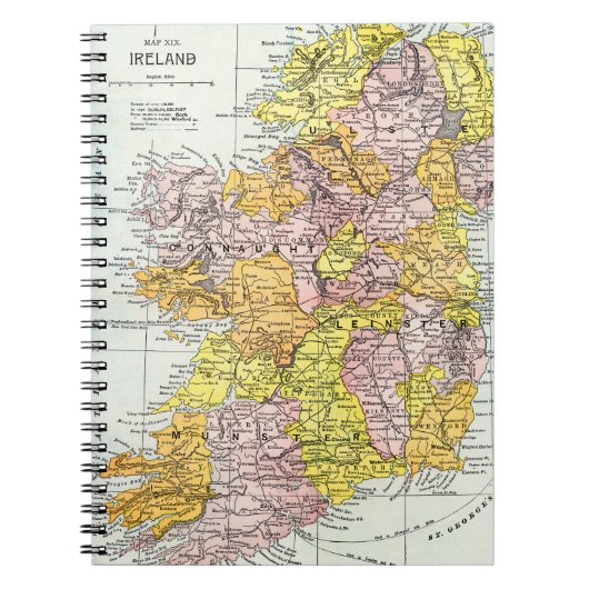 Carnet CARTE : L'IRLANDE, c1890 (Devant)