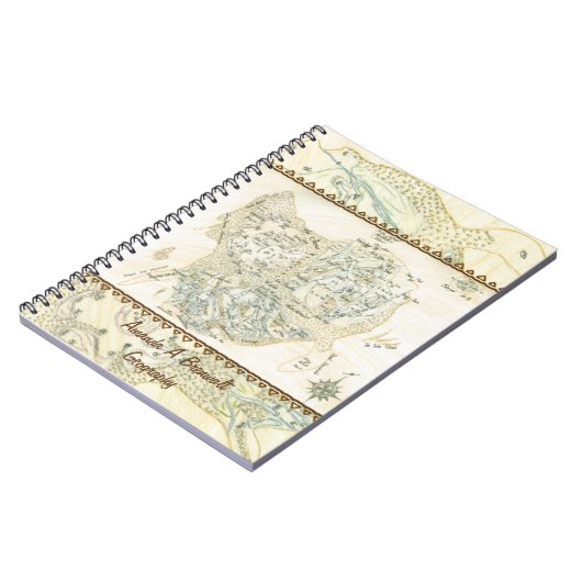 Carnet Carte marquée de Trino (Côté gauche)