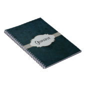 Carnet Carte mère Abstraite en bleu profond (Côté Droit)