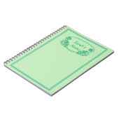 Carnet Carte mère verte encadrée (Côté gauche)