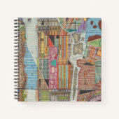 Carnet Carte moderne de New York III (Devant)