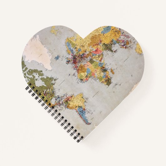 Carnet carte mondiale (Devant)