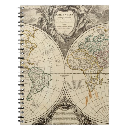 Carnet Carte mondiale 8 (Devant)
