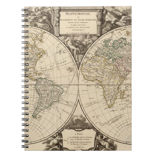 Carnet Carte mondiale 9 (Devant)
