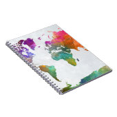 Carnet Carte Mondiale De L'Aquarelle (Côté Droit)