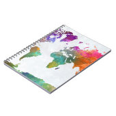 Carnet Carte Mondiale De L'Aquarelle (Côté gauche)