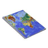 Carnet Carte mondiale géographique internationale (Côté Droit)