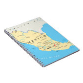 Carnet Carte politique du Mexique (Côté Droit)