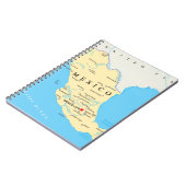 Carnet Carte politique du Mexique (Côté gauche)