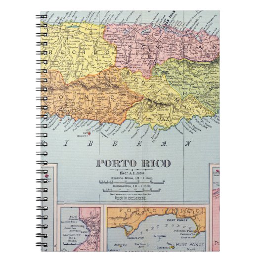 CARNET CARTE : PORTO RICO, 1900 (Devant)