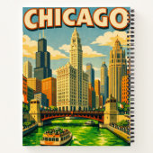 Carnet Carte postale de la Saint-Patrick de la rivière Ch (Dos)