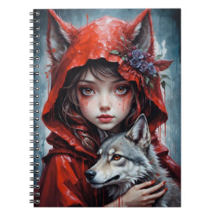 Carnet Carte Postale - Le petit chaperon rouge