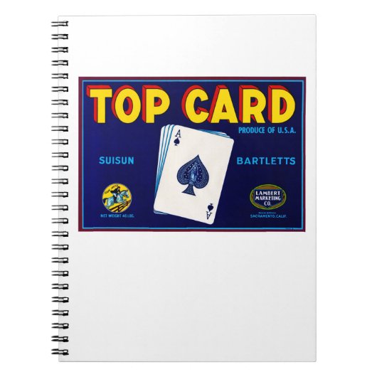 Carnet Carte supérieure (Devant)