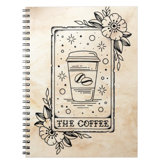 Carnet Carte Tarot Café (Devant)