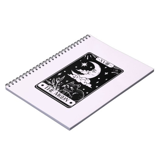 Carnet Carte Tarot Lune Céleste (Côté gauche)