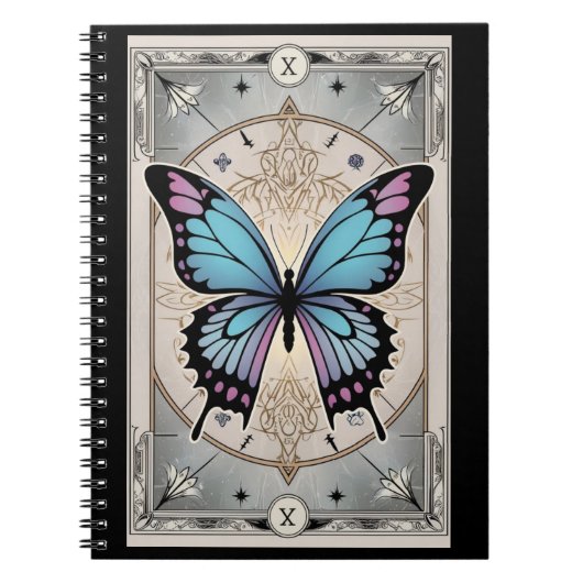 Carnet Carte Tarot Papillon - Mystique et complexe (Devant)