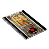 Carnet Carte Tarot Reine des pique Thunder_Cove (Côté Droit)