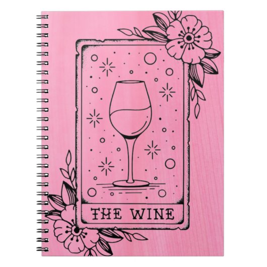 Carnet Carte Tarot Vin (Devant)