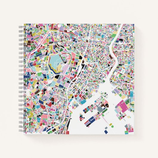 Carnet Carte Tokyo Japon (Devant)