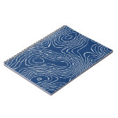 Carnet Carte topographique de la ligne terrestre sans sou (Côté gauche)