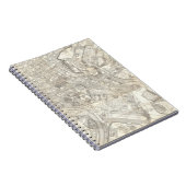 Carnet Carte topographique de la Rome antique, Italie (Côté Droit)