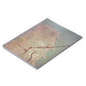 Carnet Carte topographique d'East San Francisco (Côté gauche)